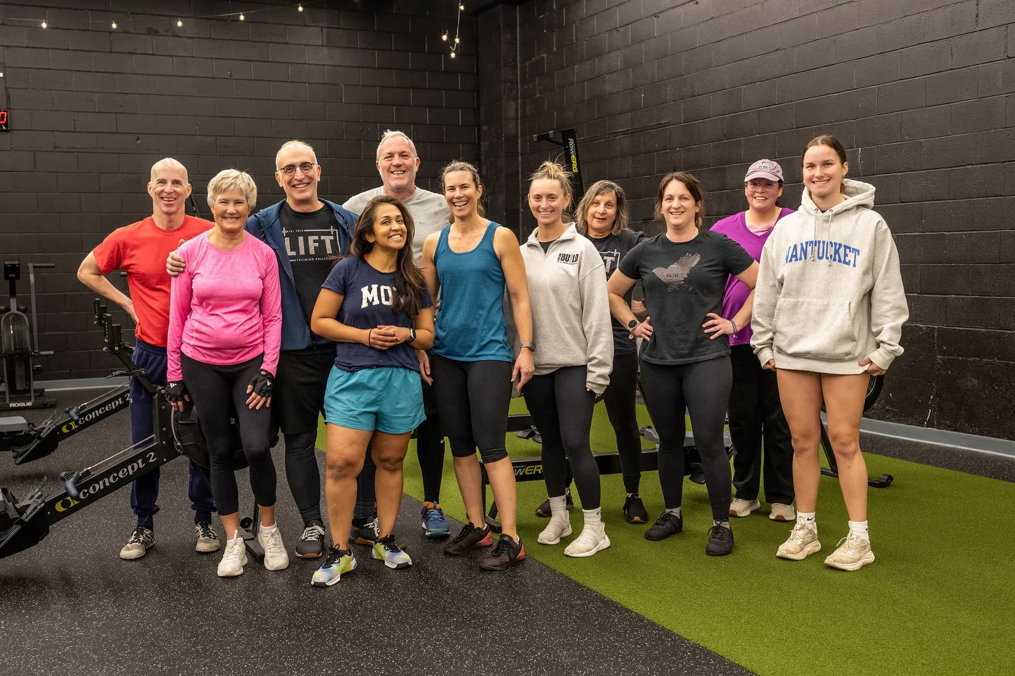 LIFT members of all ages together after class